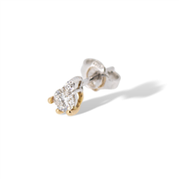 Orecchini Recarlo Donna in Oro bianco Diamante 0.39 Ct ZS 121/BR30 - ZS 121/BR30